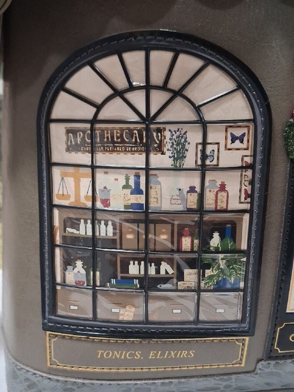 NWT Vendula London Apothecary Grab Bag Shopfront Vegan Leather Novelty Purse RAR - Picture 2 of 9